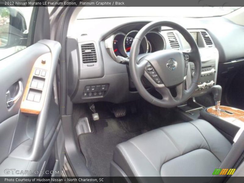  2012 Murano LE Platinum Edition Black Interior