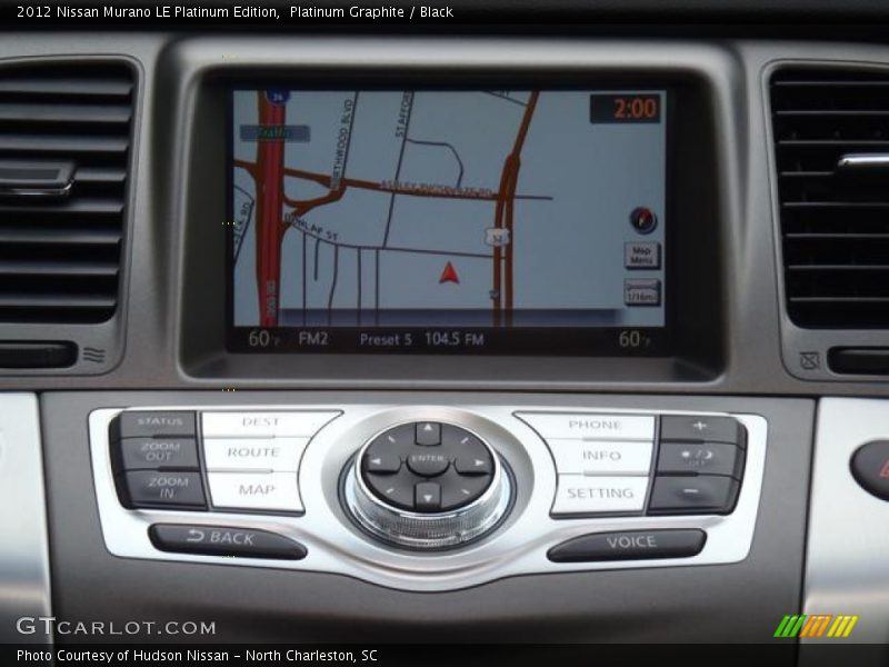 Navigation of 2012 Murano LE Platinum Edition