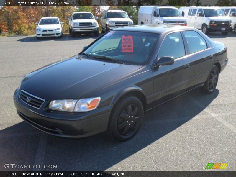 Black / Gray 2001 Toyota Camry CE