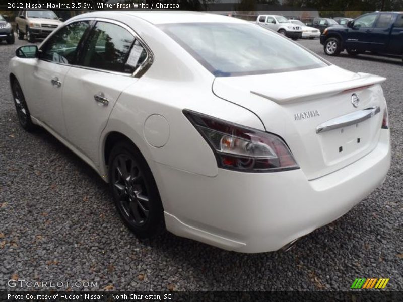 Winter Frost White / Charcoal 2012 Nissan Maxima 3.5 SV