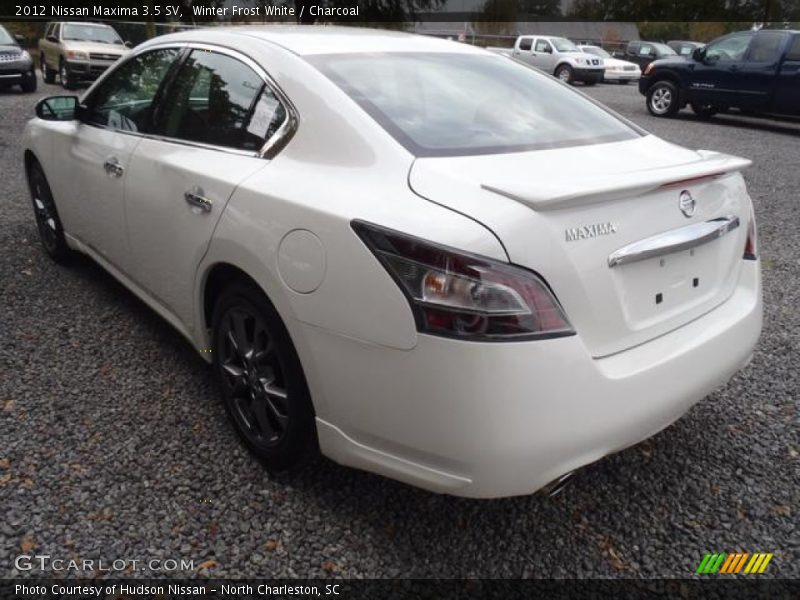Winter Frost White / Charcoal 2012 Nissan Maxima 3.5 SV
