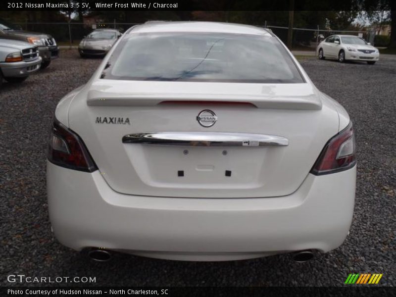 Winter Frost White / Charcoal 2012 Nissan Maxima 3.5 SV