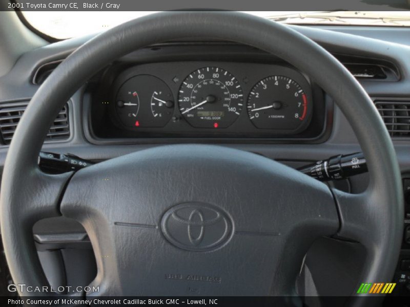 Black / Gray 2001 Toyota Camry CE