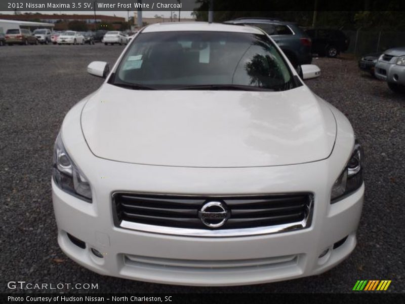 Winter Frost White / Charcoal 2012 Nissan Maxima 3.5 SV