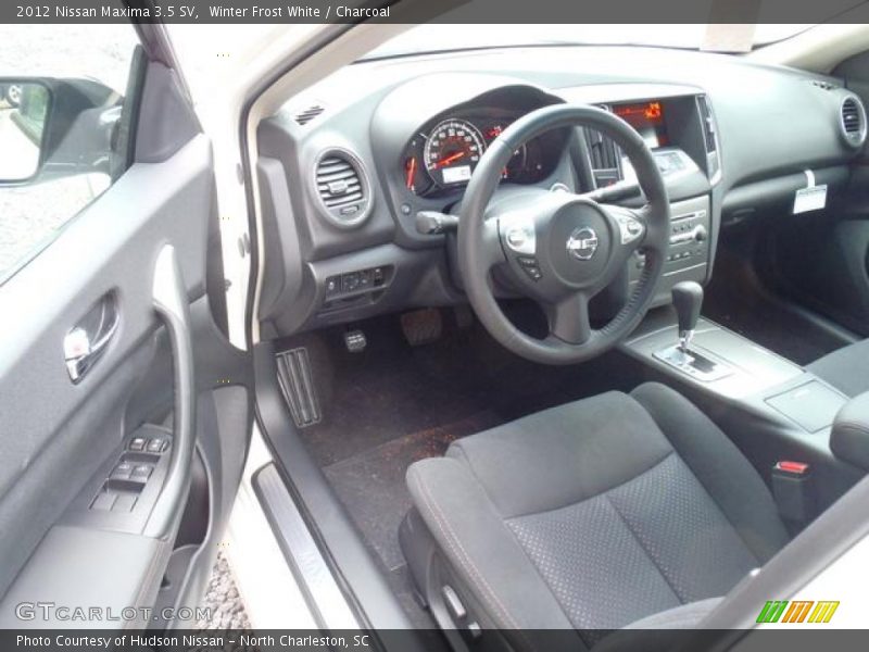 Winter Frost White / Charcoal 2012 Nissan Maxima 3.5 SV