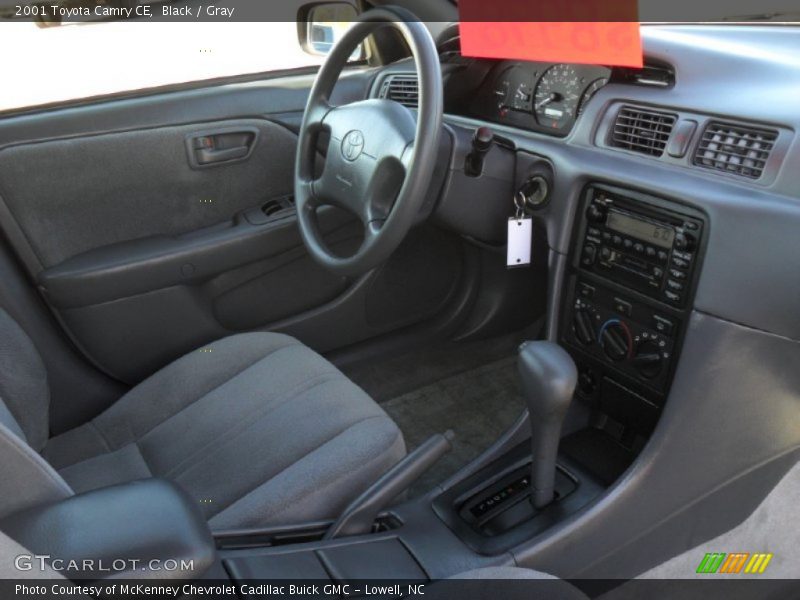 Black / Gray 2001 Toyota Camry CE