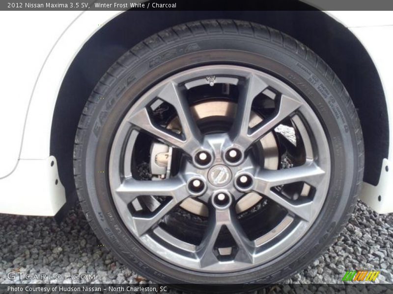 Winter Frost White / Charcoal 2012 Nissan Maxima 3.5 SV
