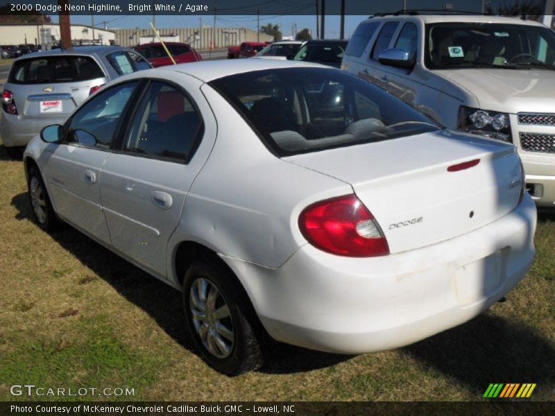 Bright White / Agate 2000 Dodge Neon Highline