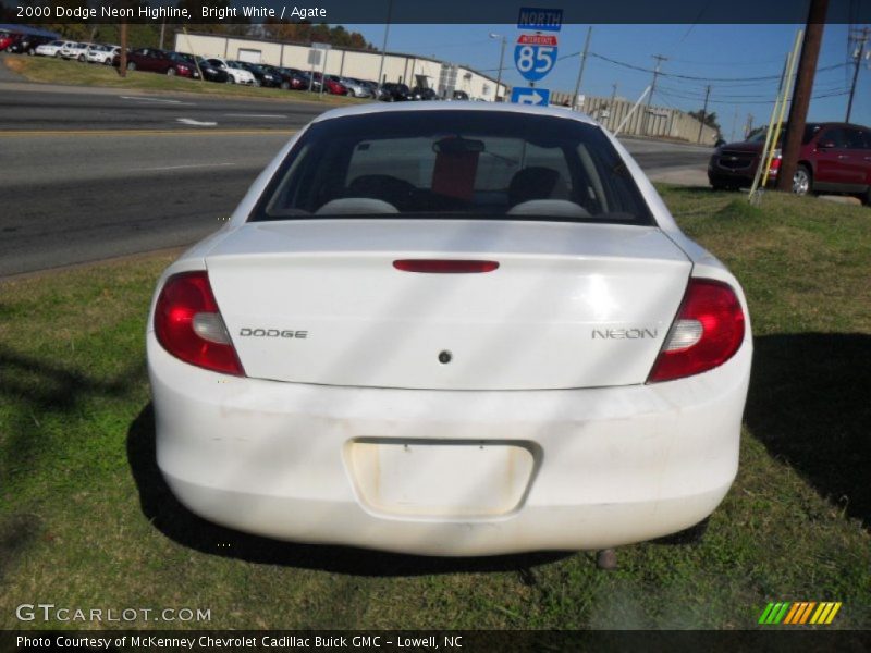 Bright White / Agate 2000 Dodge Neon Highline