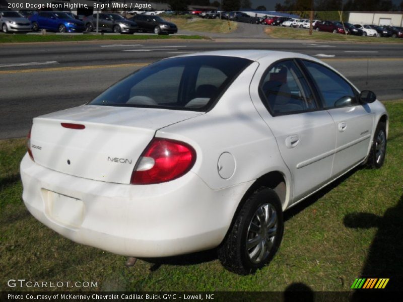 Bright White / Agate 2000 Dodge Neon Highline