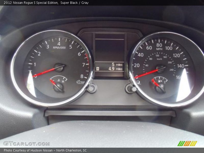 Super Black / Gray 2012 Nissan Rogue S Special Edition