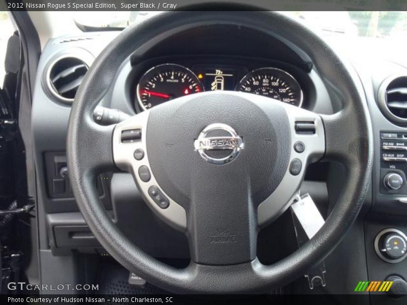 Super Black / Gray 2012 Nissan Rogue S Special Edition