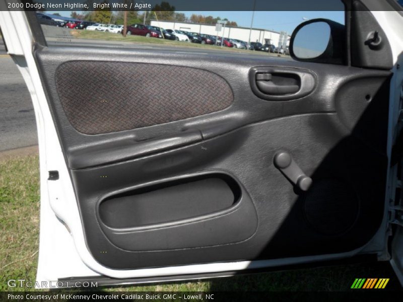 Bright White / Agate 2000 Dodge Neon Highline