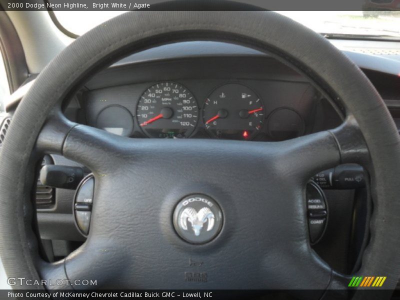 Bright White / Agate 2000 Dodge Neon Highline