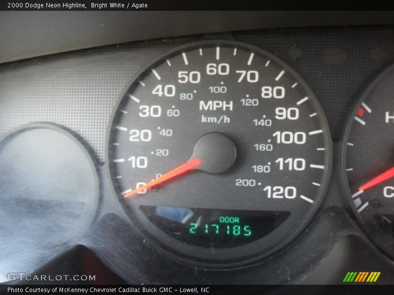Bright White / Agate 2000 Dodge Neon Highline