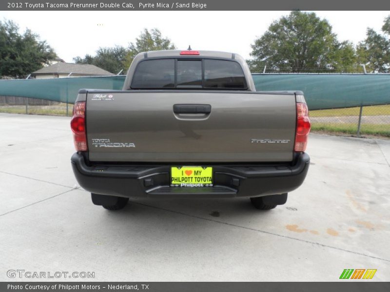 Pyrite Mica / Sand Beige 2012 Toyota Tacoma Prerunner Double Cab
