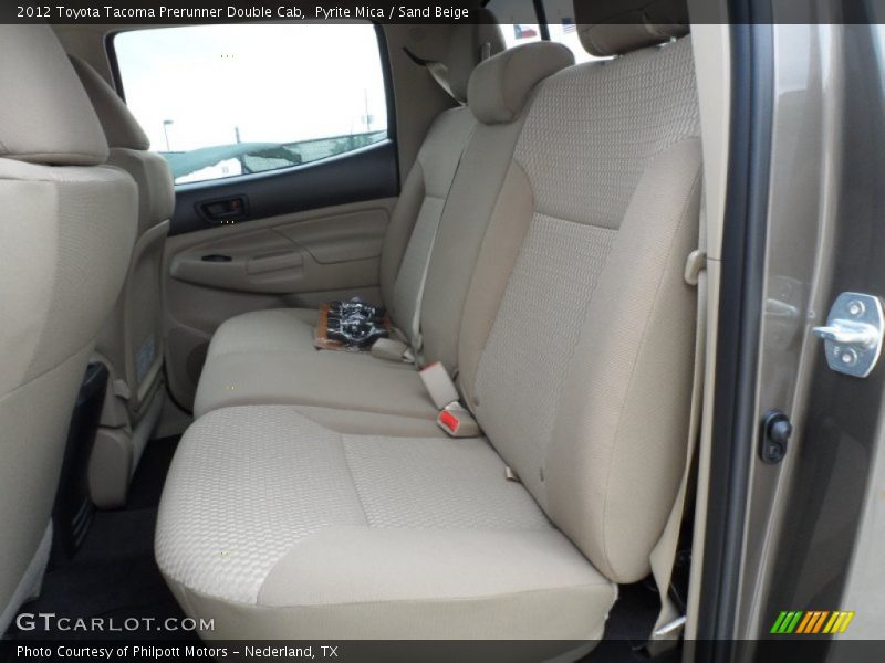  2012 Tacoma Prerunner Double Cab Sand Beige Interior