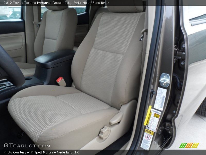  2012 Tacoma Prerunner Double Cab Sand Beige Interior