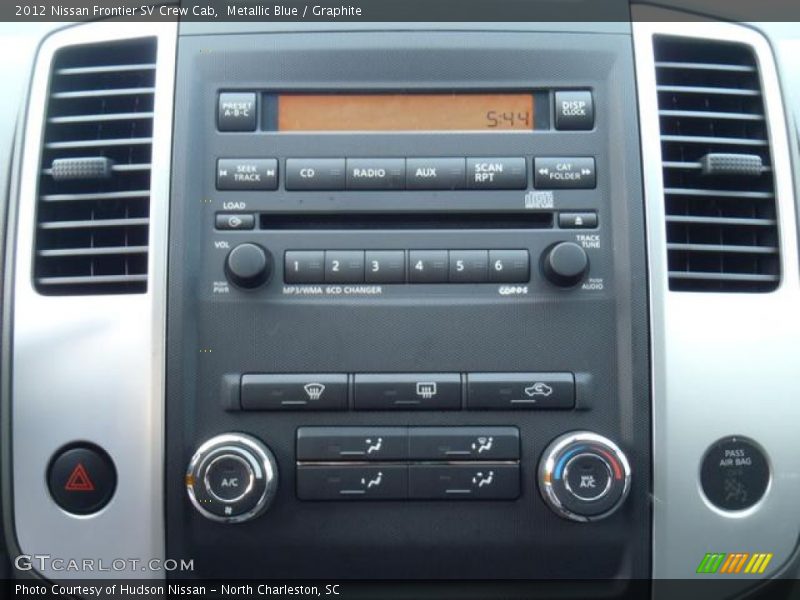 Controls of 2012 Frontier SV Crew Cab