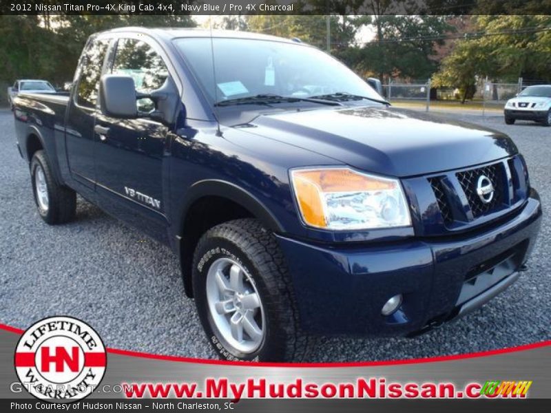 Navy Blue / Pro 4X Charcoal 2012 Nissan Titan Pro-4X King Cab 4x4