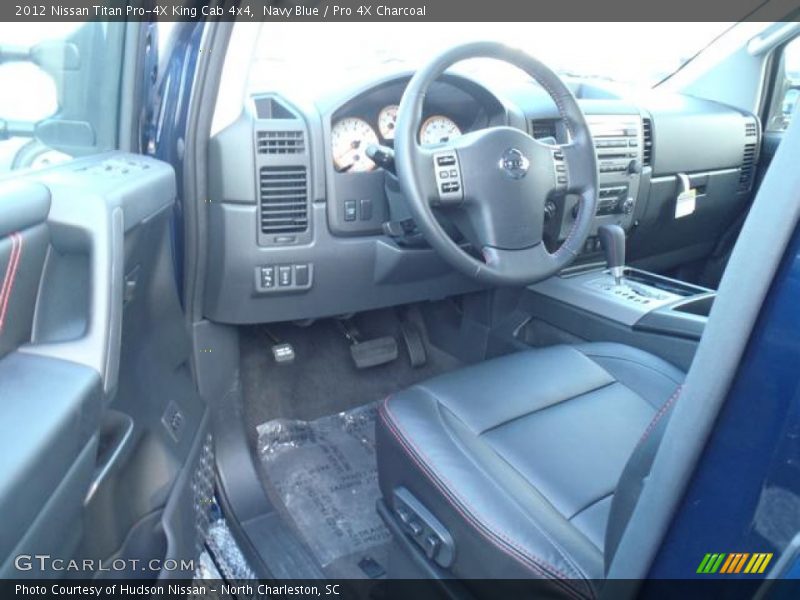 2012 Titan Pro-4X King Cab 4x4 Pro 4X Charcoal Interior