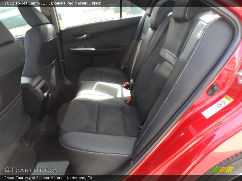 Barcelona Red Metallic / Black 2012 Toyota Camry SE