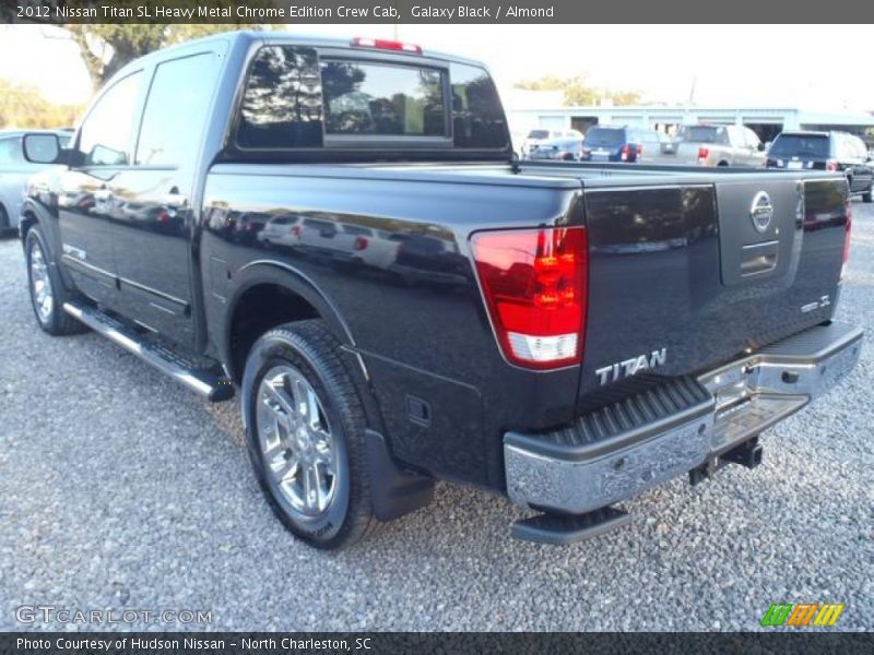 Galaxy Black / Almond 2012 Nissan Titan SL Heavy Metal Chrome Edition Crew Cab