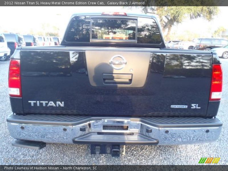 Galaxy Black / Almond 2012 Nissan Titan SL Heavy Metal Chrome Edition Crew Cab