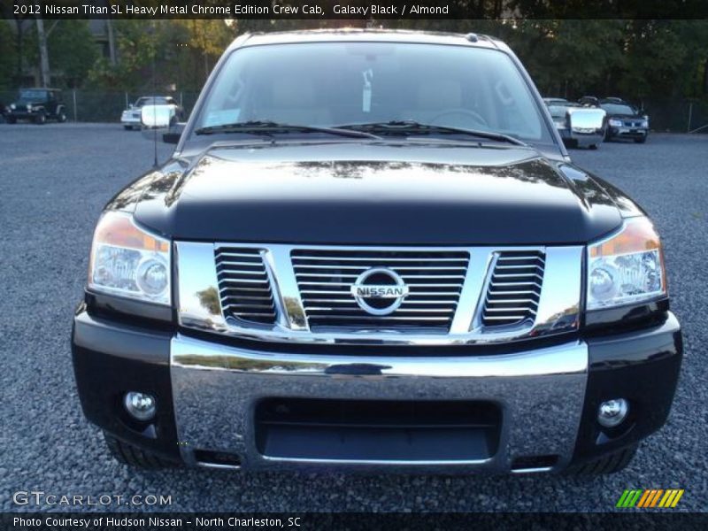 Galaxy Black / Almond 2012 Nissan Titan SL Heavy Metal Chrome Edition Crew Cab
