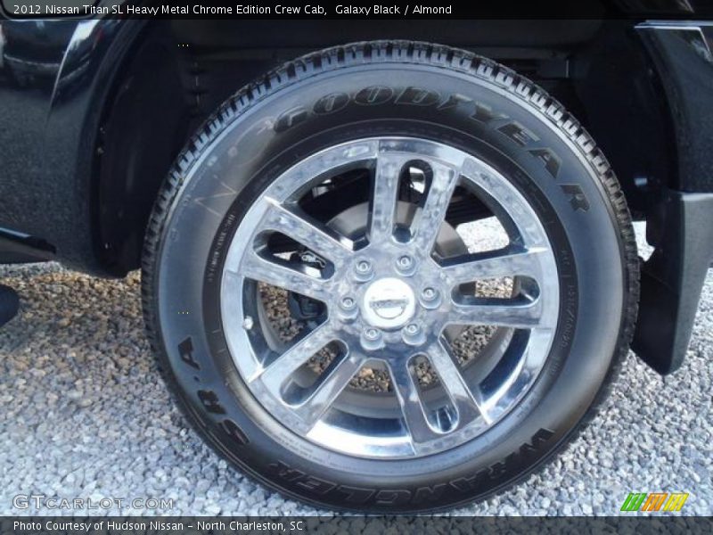 Galaxy Black / Almond 2012 Nissan Titan SL Heavy Metal Chrome Edition Crew Cab