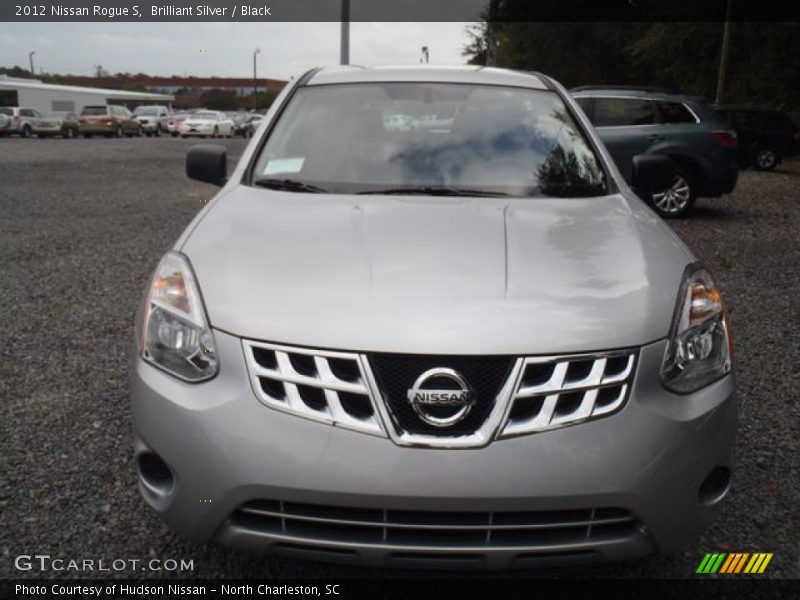 Brilliant Silver / Black 2012 Nissan Rogue S