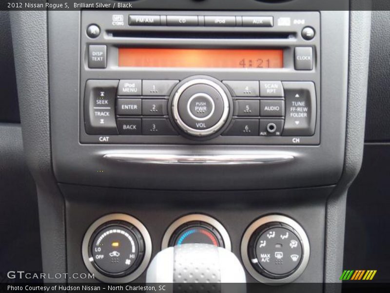 Brilliant Silver / Black 2012 Nissan Rogue S