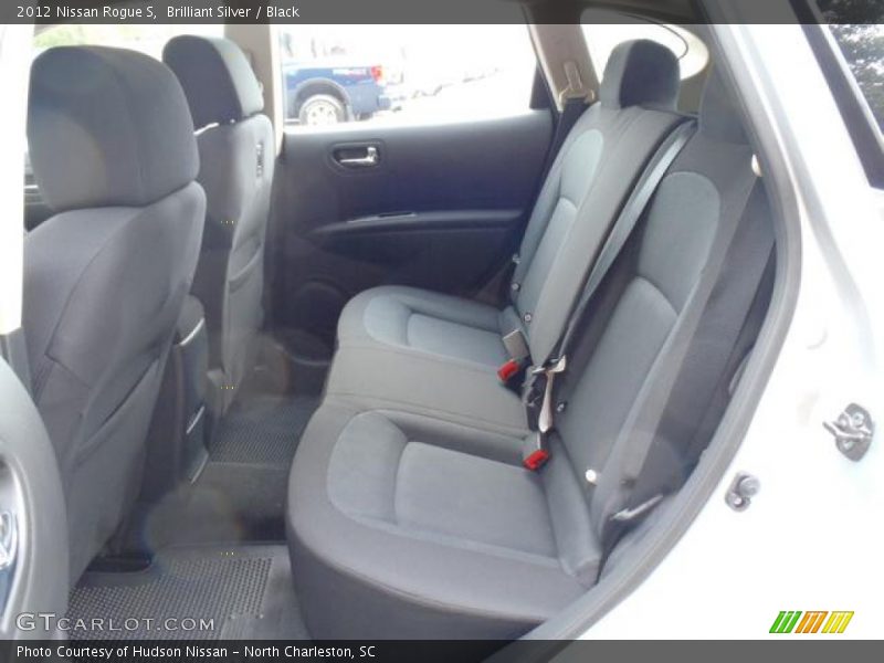 Brilliant Silver / Black 2012 Nissan Rogue S