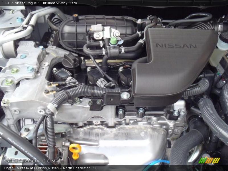 Brilliant Silver / Black 2012 Nissan Rogue S