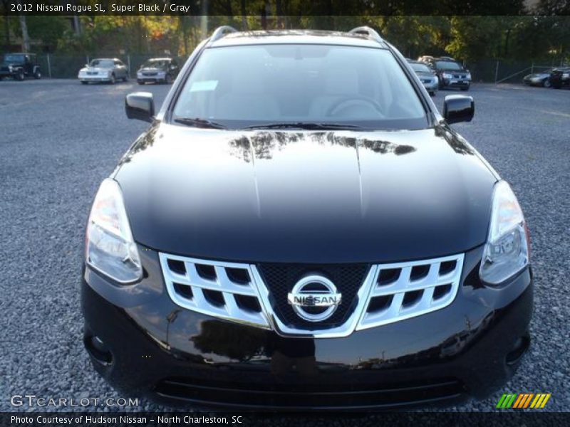 Super Black / Gray 2012 Nissan Rogue SL