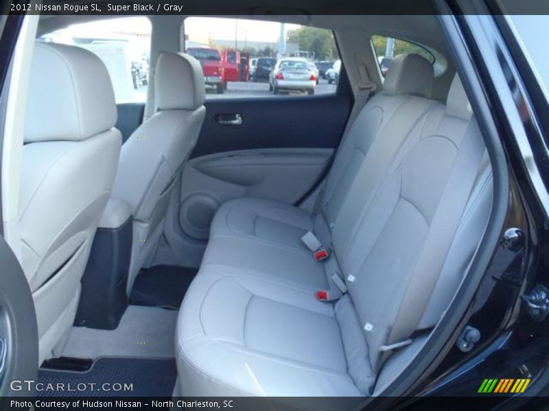 Super Black / Gray 2012 Nissan Rogue SL