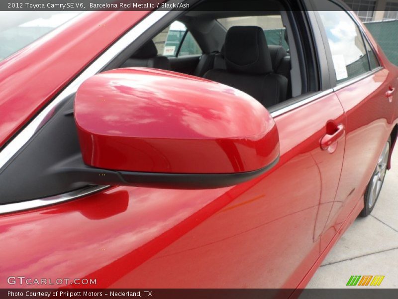 Barcelona Red Metallic / Black/Ash 2012 Toyota Camry SE V6