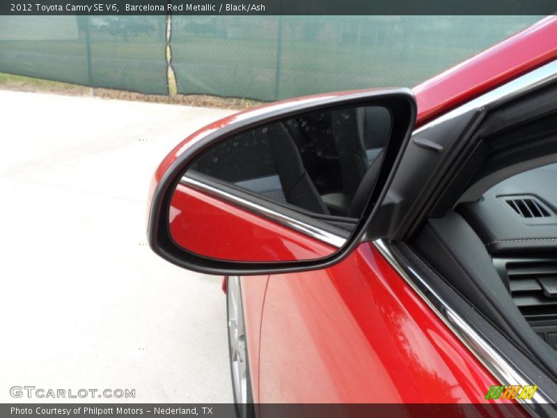 Barcelona Red Metallic / Black/Ash 2012 Toyota Camry SE V6