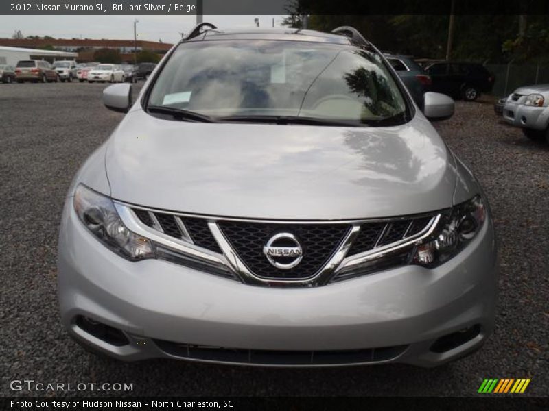Brilliant Silver / Beige 2012 Nissan Murano SL