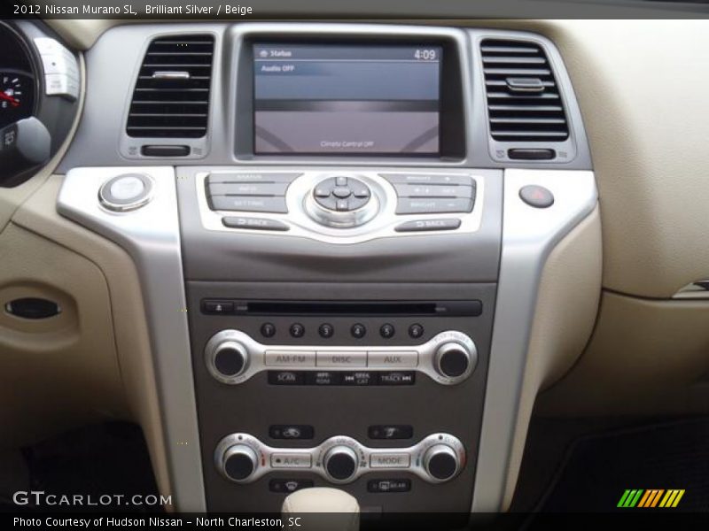 Controls of 2012 Murano SL