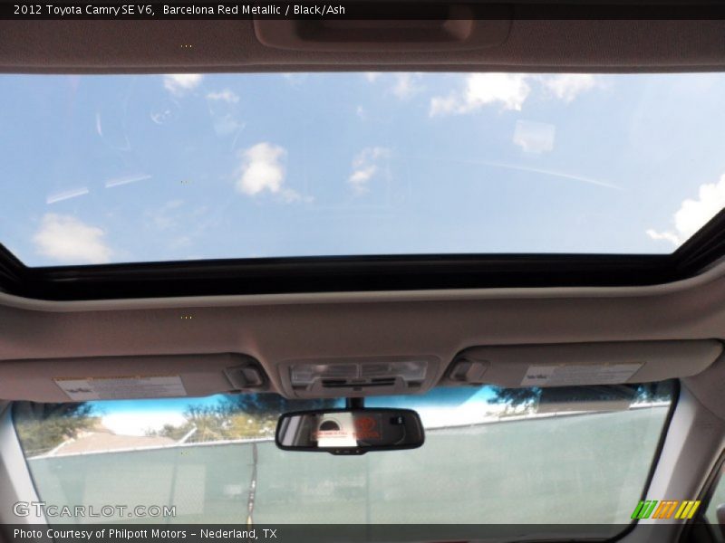 Barcelona Red Metallic / Black/Ash 2012 Toyota Camry SE V6