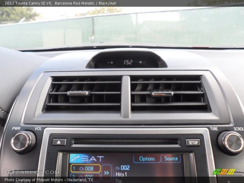 Barcelona Red Metallic / Black/Ash 2012 Toyota Camry SE V6