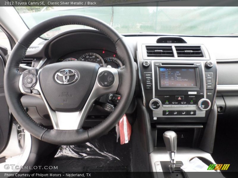 Classic Silver Metallic / Black 2012 Toyota Camry SE