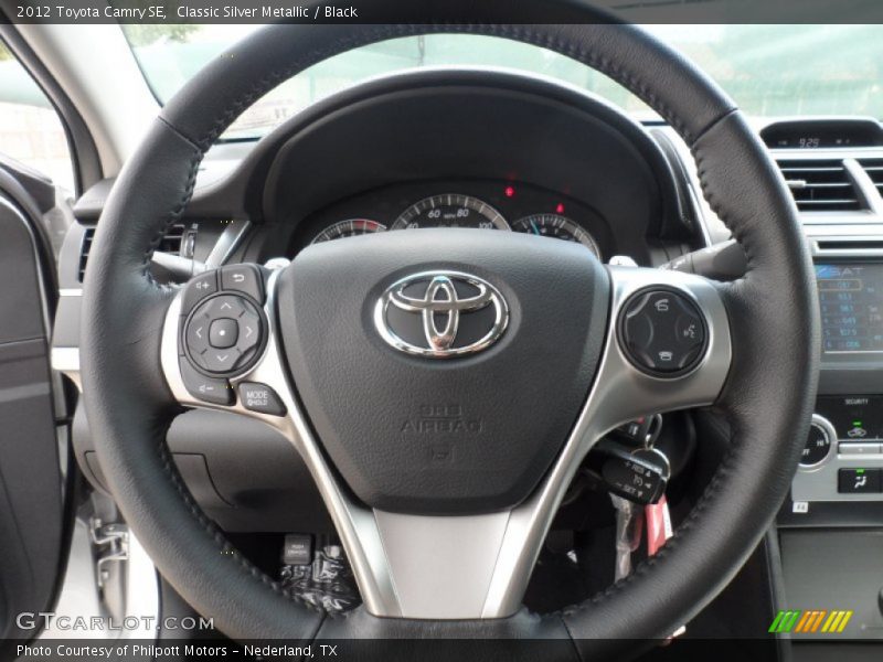 Classic Silver Metallic / Black 2012 Toyota Camry SE