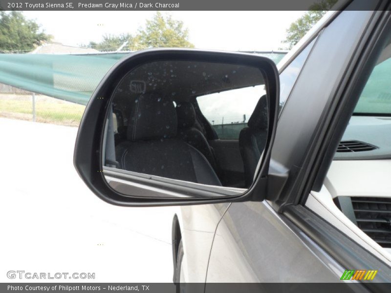 Predawn Gray Mica / Dark Charcoal 2012 Toyota Sienna SE