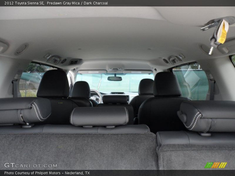 Predawn Gray Mica / Dark Charcoal 2012 Toyota Sienna SE