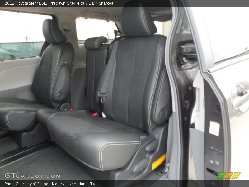  2012 Sienna SE Dark Charcoal Interior