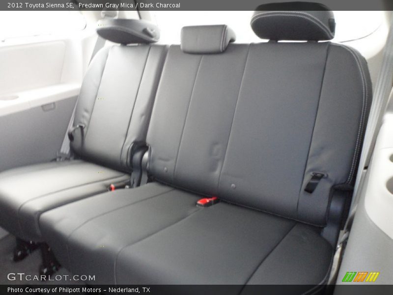  2012 Sienna SE Dark Charcoal Interior
