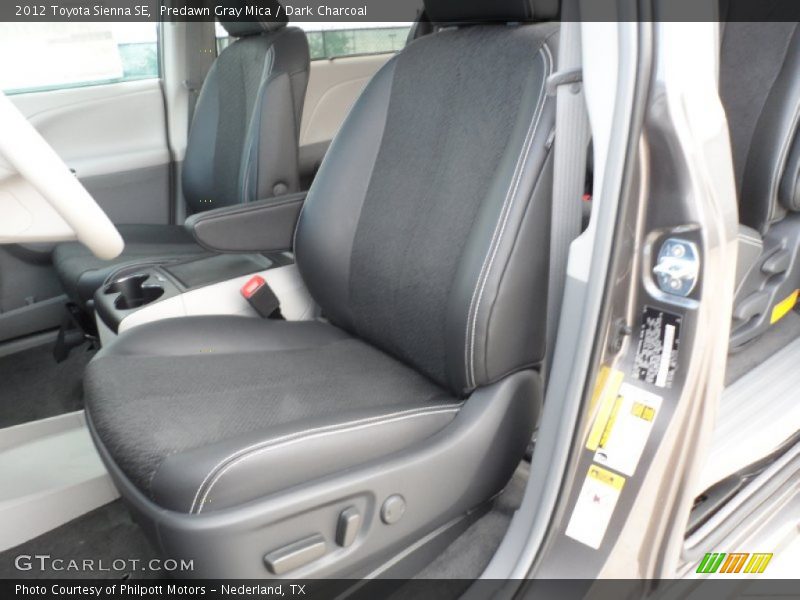  2012 Sienna SE Dark Charcoal Interior