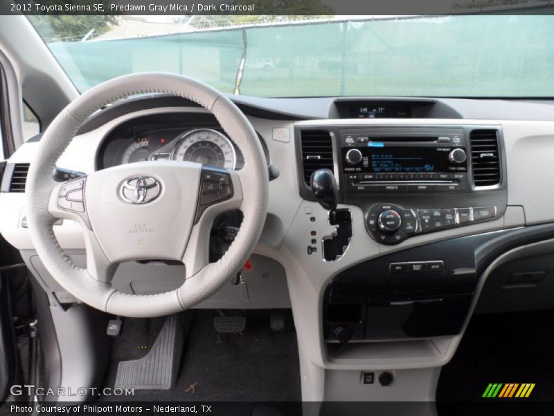 Dashboard of 2012 Sienna SE